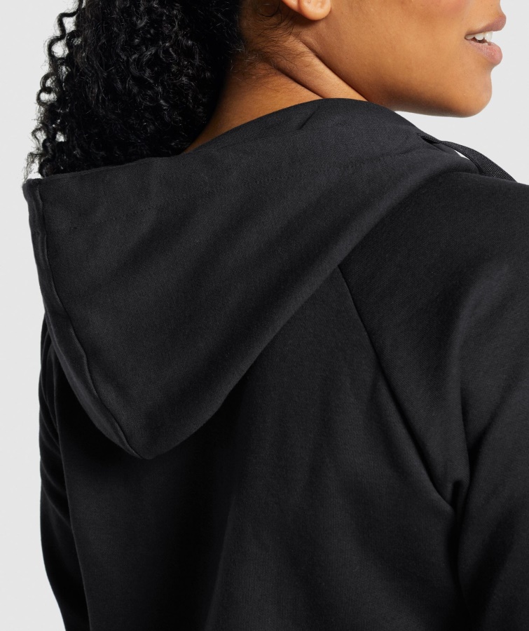 Sudadera Con Cremallera De Entrenamiento Gymshark Negra