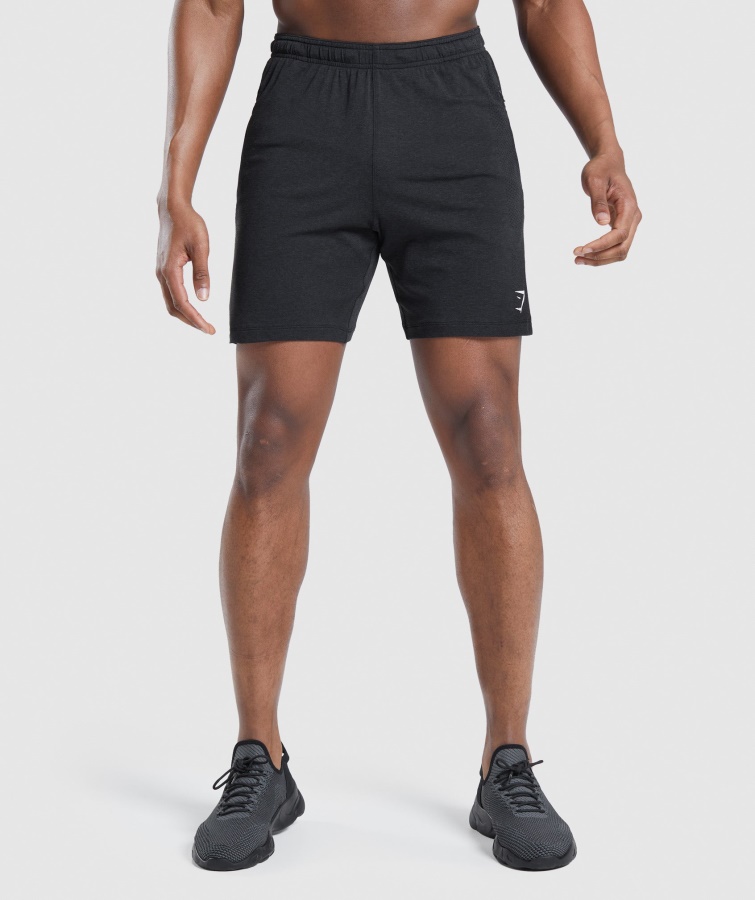 Pantalones Cortos Gymshark Vital Light Negro Jaspeado
