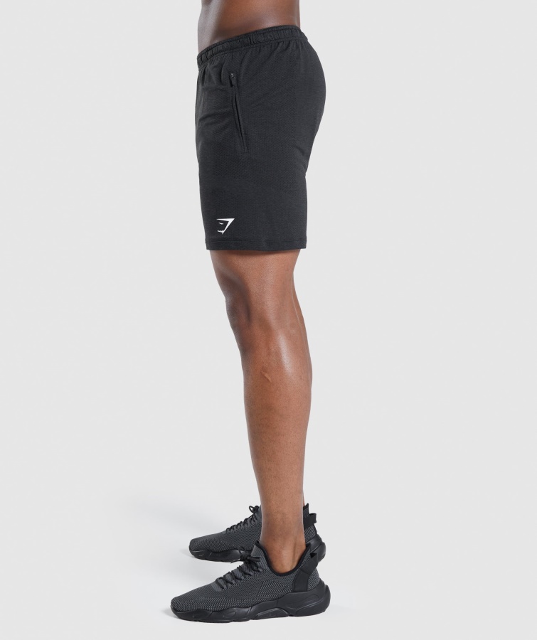 Pantalones Cortos Gymshark Vital Light Negro Jaspeado