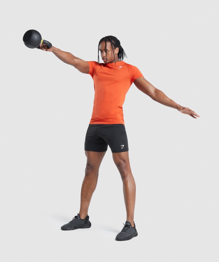 Pantalones Cortos Gymshark Vital Light Negro Jaspeado