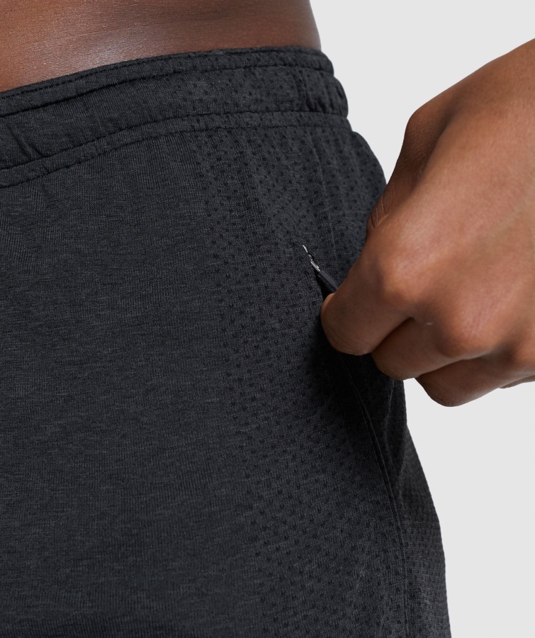 Pantalones Cortos Gymshark Vital Light Negro Jaspeado