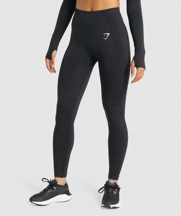 Leggings Gymshark Vital Seamless 2.0 Negro Jaspeado
