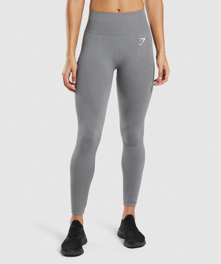 Leggings Gymshark Vital Seamless 2.0 Gris Ahumado Jaspeado