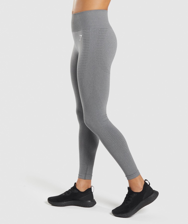 Leggings Gymshark Vital Seamless 2.0 Gris Ahumado Jaspeado