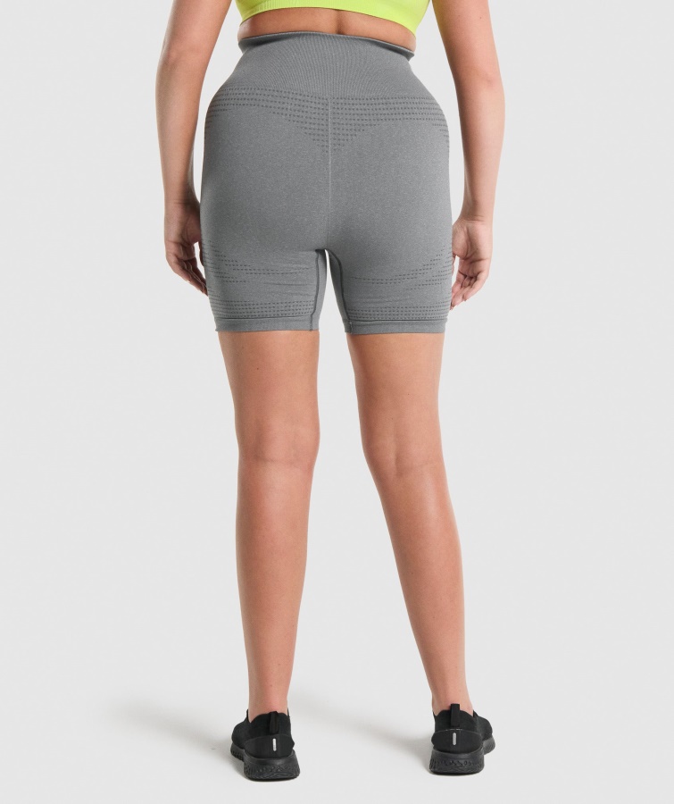 Pantalones Cortos Gymshark Vital Seamless 2.0 Gris Ahumado Jaspeado