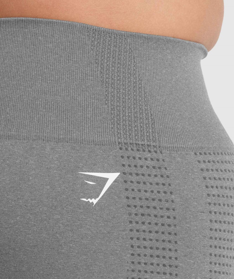 Pantalones Cortos Gymshark Vital Seamless 2.0 Gris Ahumado Jaspeado