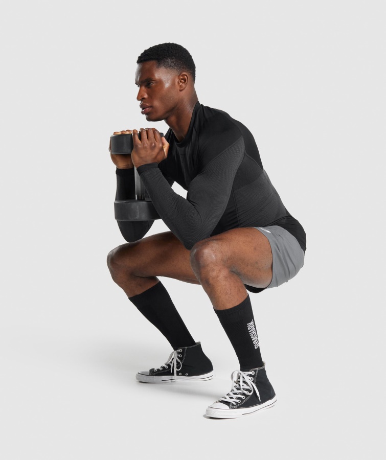 Calcetines De Halterofilia Gymshark Negros