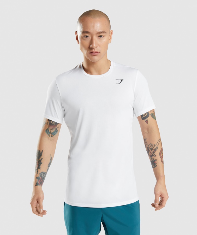 Camiseta Gymshark Llegada Blanca