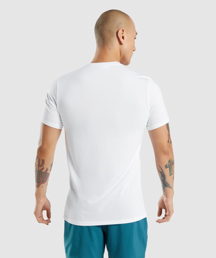 Camiseta Gymshark Llegada Blanca