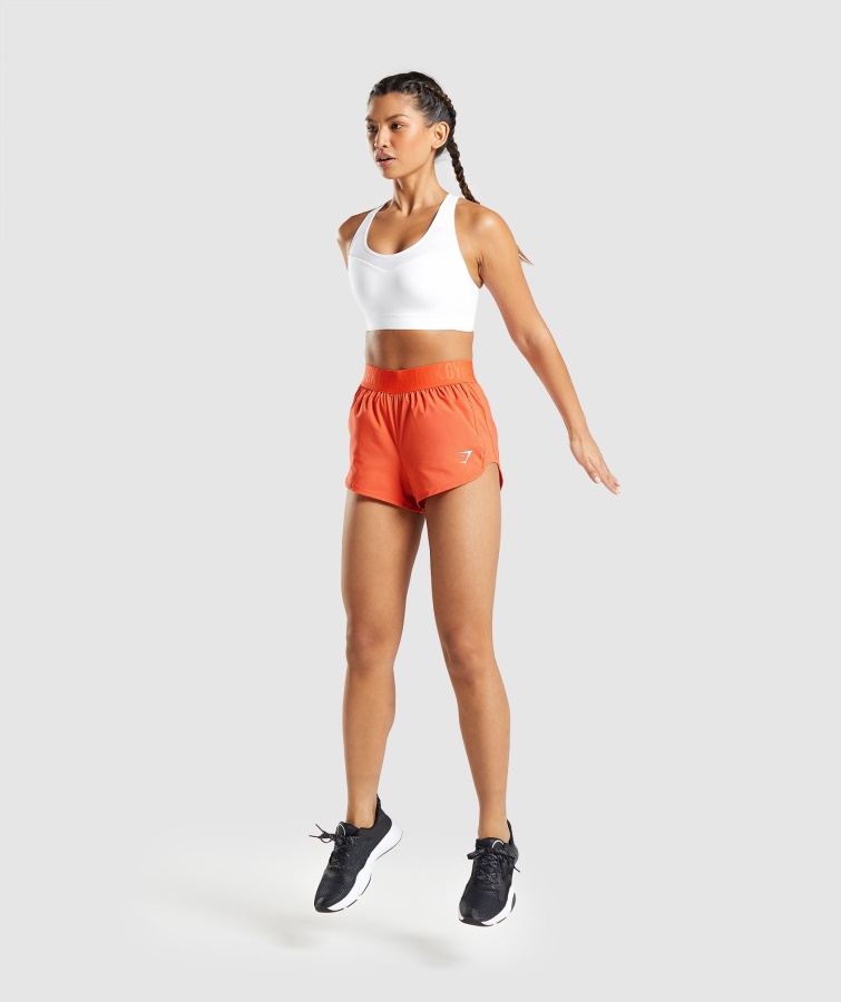 Sujetador Deportivo Gymshark Blanco Con Espalda Abierta