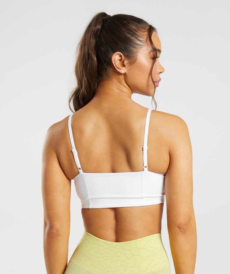 Sujetador Bandeau Legacy Gymshark Blanco