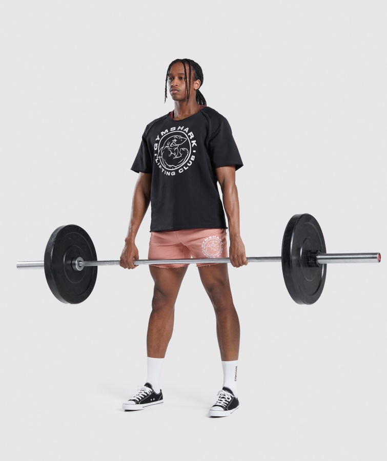 Camiseta De Trapo Heredada Gymshark Negra