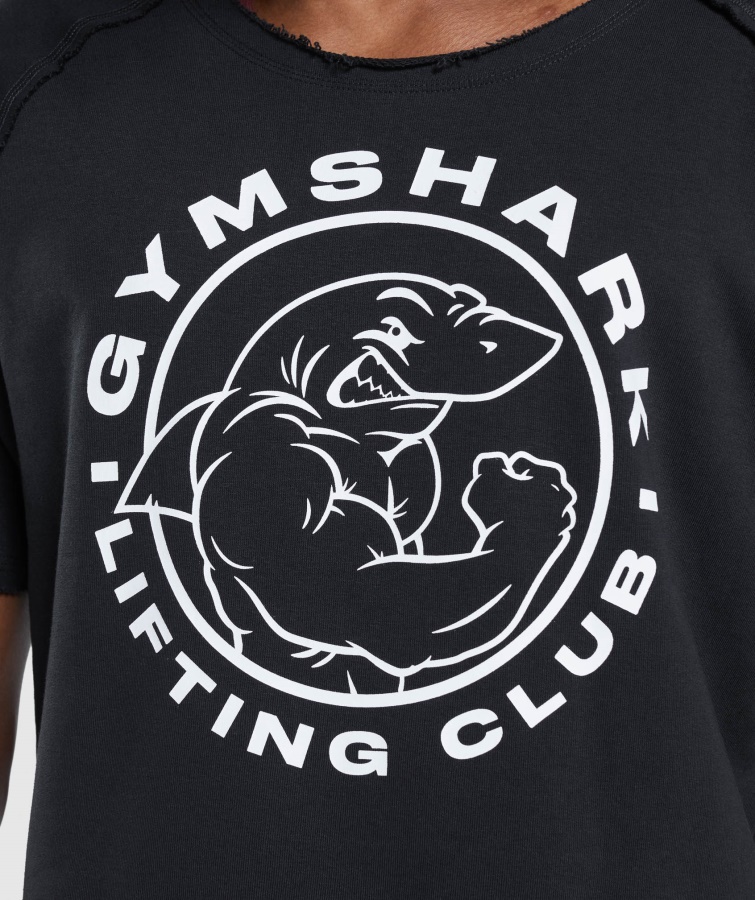 Camiseta De Trapo Heredada Gymshark Negra