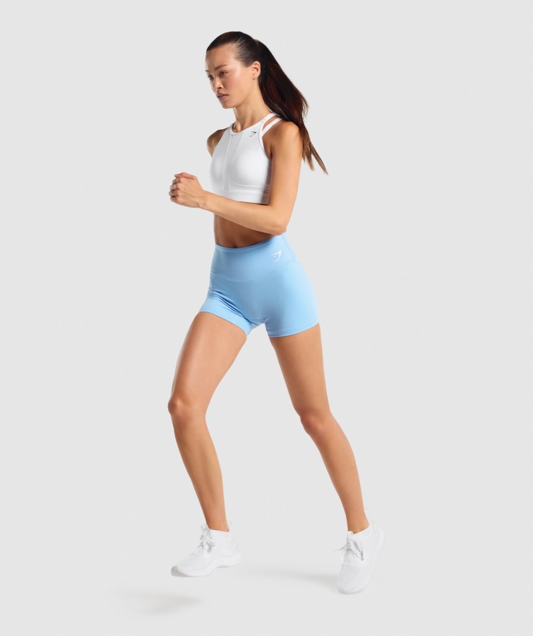 Sujetador Deportivo Escote Red Gymshark Blanco