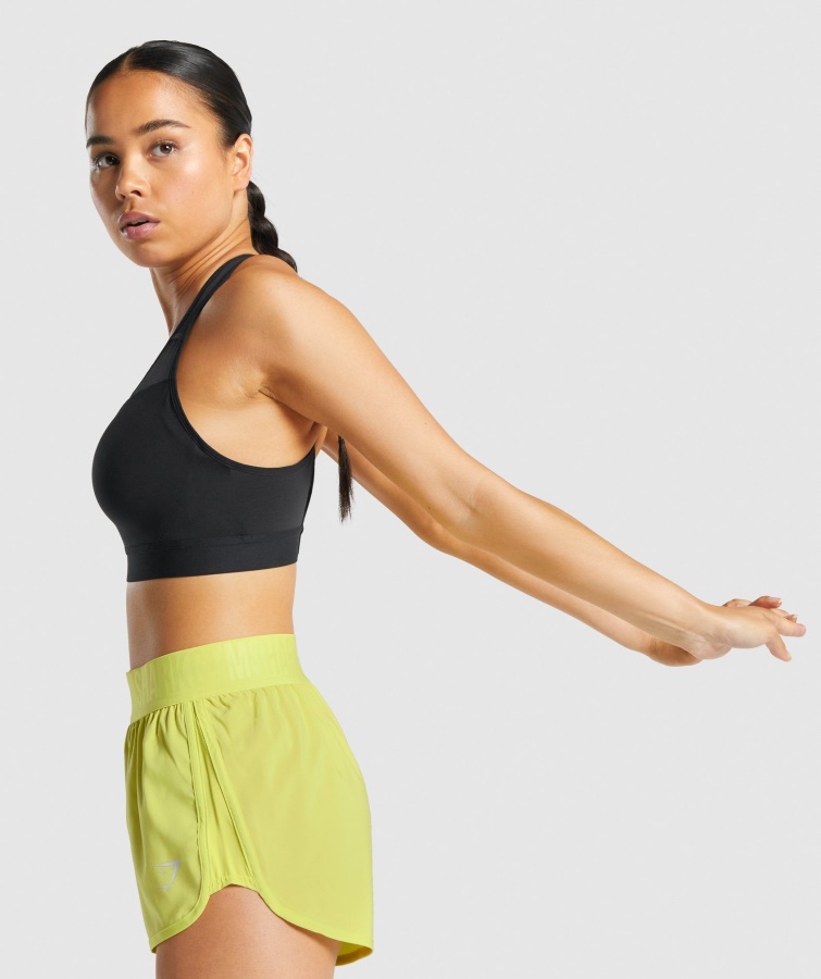 Sujetador Deportivo Espalda Descubierta Gymshark Negro