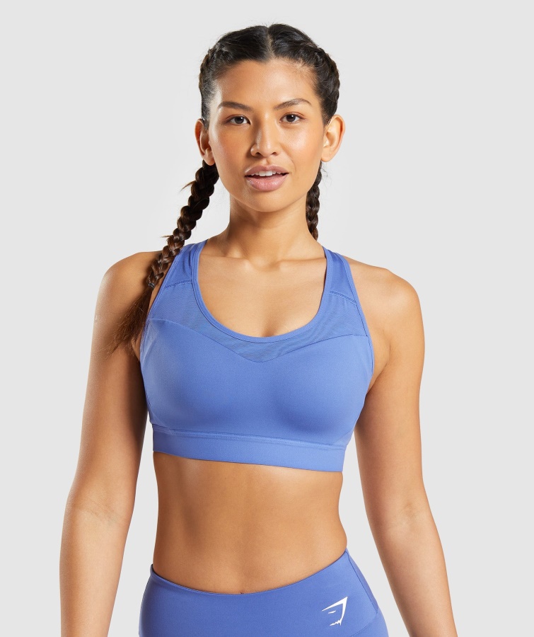 Sujetador Deportivo Espalda Abierta Court Blue Gymshark