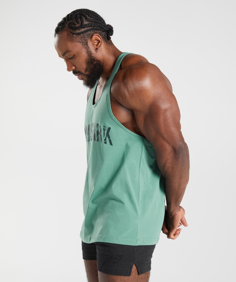 Power Stringer Verde Alpino Gymshark