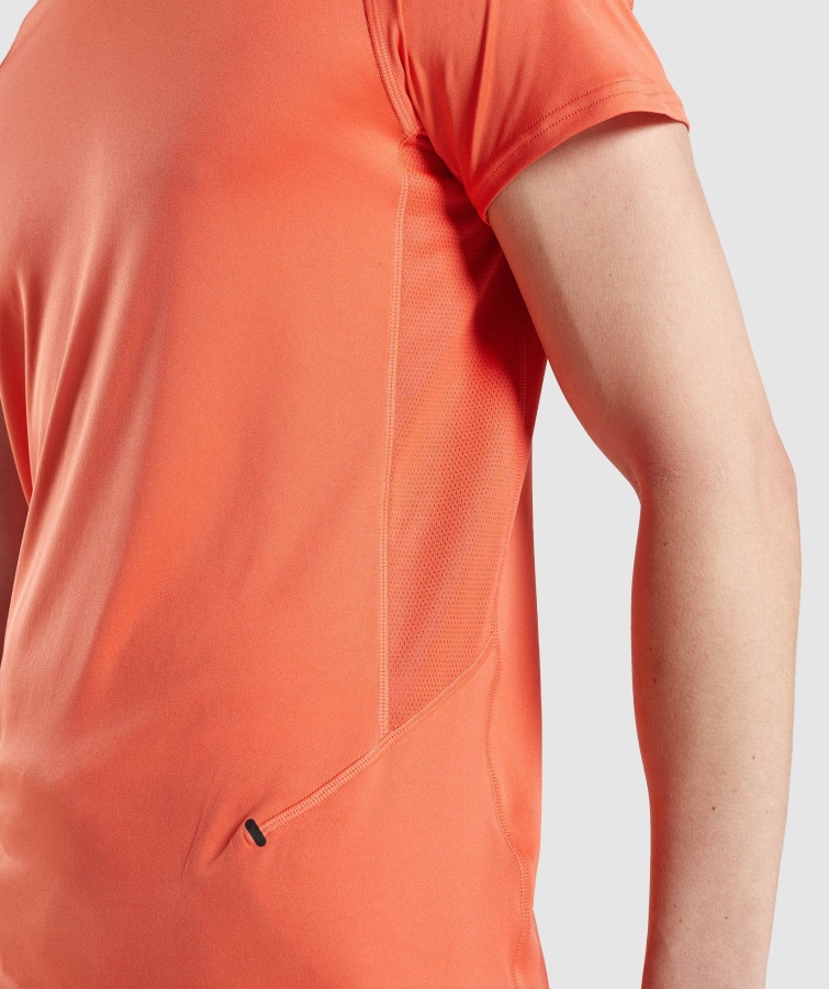 Velocidad Evolucionar Camiseta Papaya Naranja Gymshark