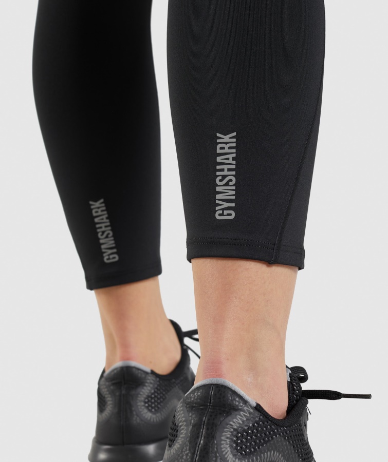 Polainas De Velocidad Gymshark Negro