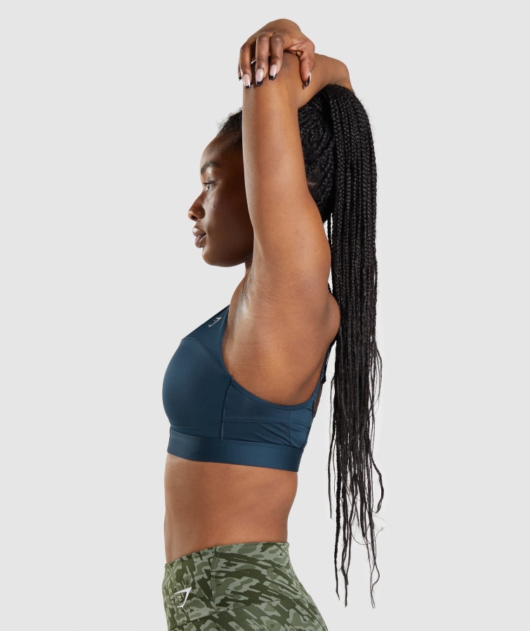 Sujetador Deportivo Speed Azul Marino Gymshark