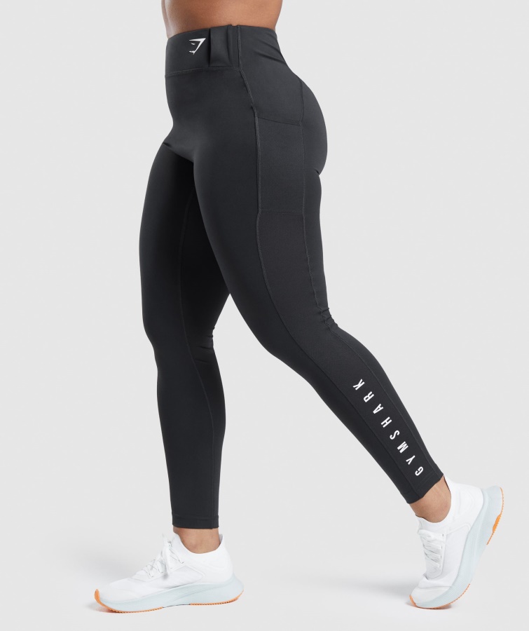 Leggins Sport Gymshark Negro