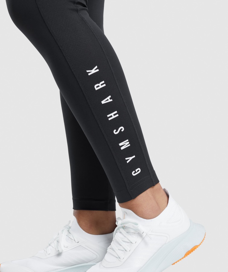 Leggins Sport Gymshark Negro