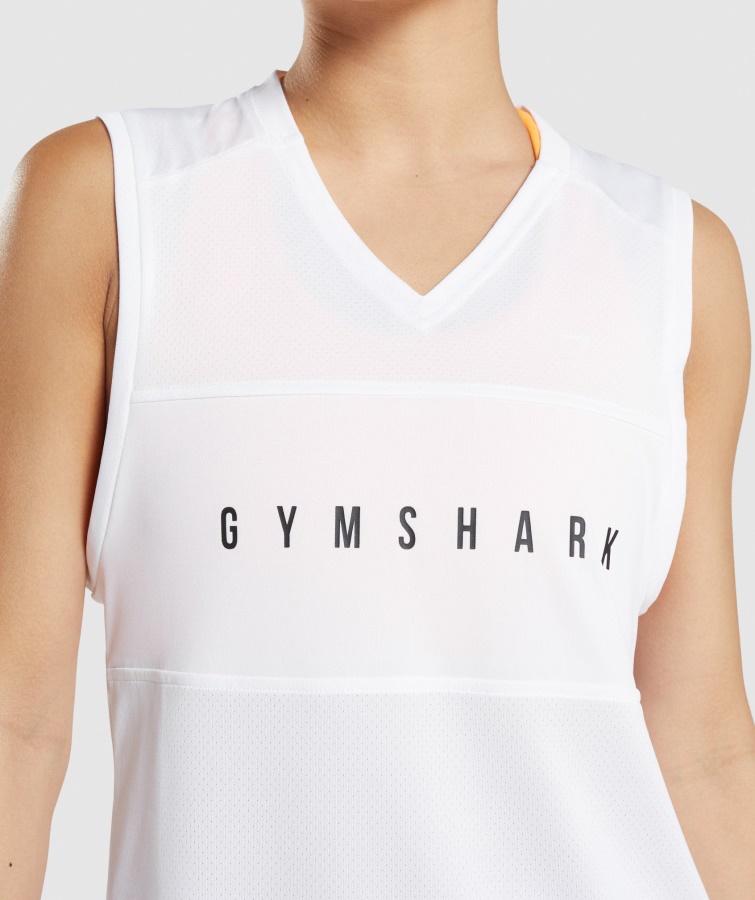 Camiseta Sport Suelta Gymshark Blanca