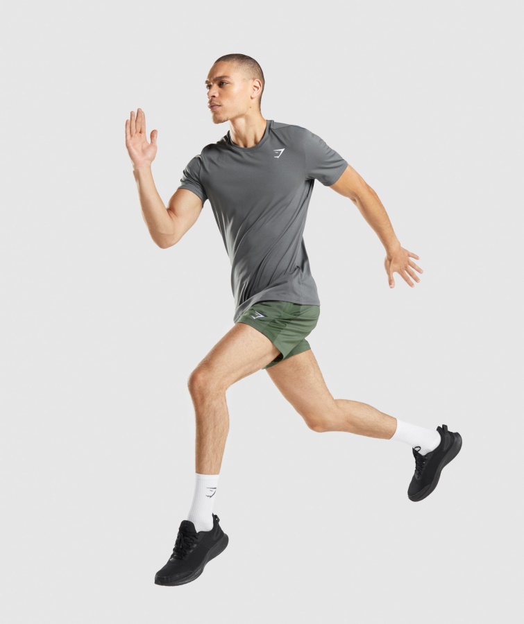 Pantalones Cortos De Deporte Verde Gymshark