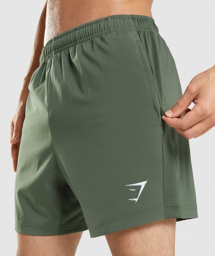 Pantalones Cortos De Deporte Verde Gymshark