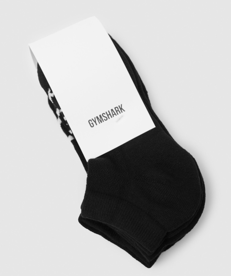 Calcetines Deportivos 3pk Negro Gymshark