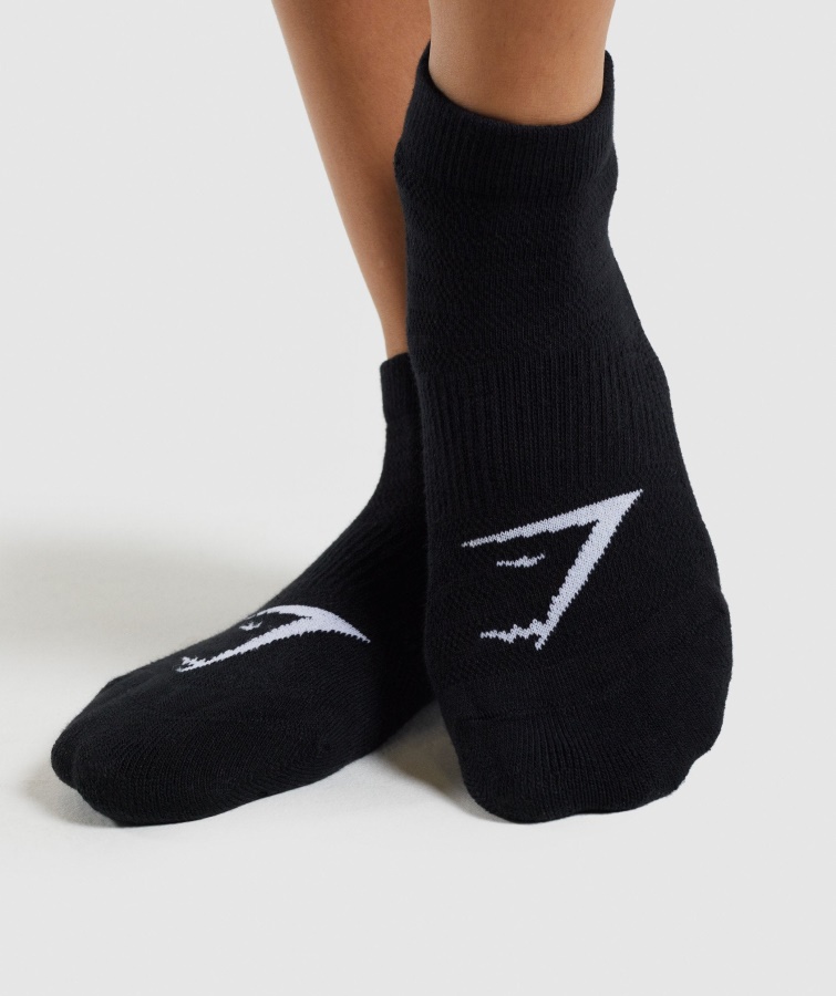 Calcetines Deportivos 3pk Negro Gymshark
