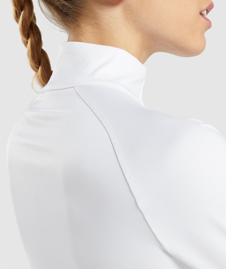 Entrenamiento 1-4 Zip Blanco Gymshark