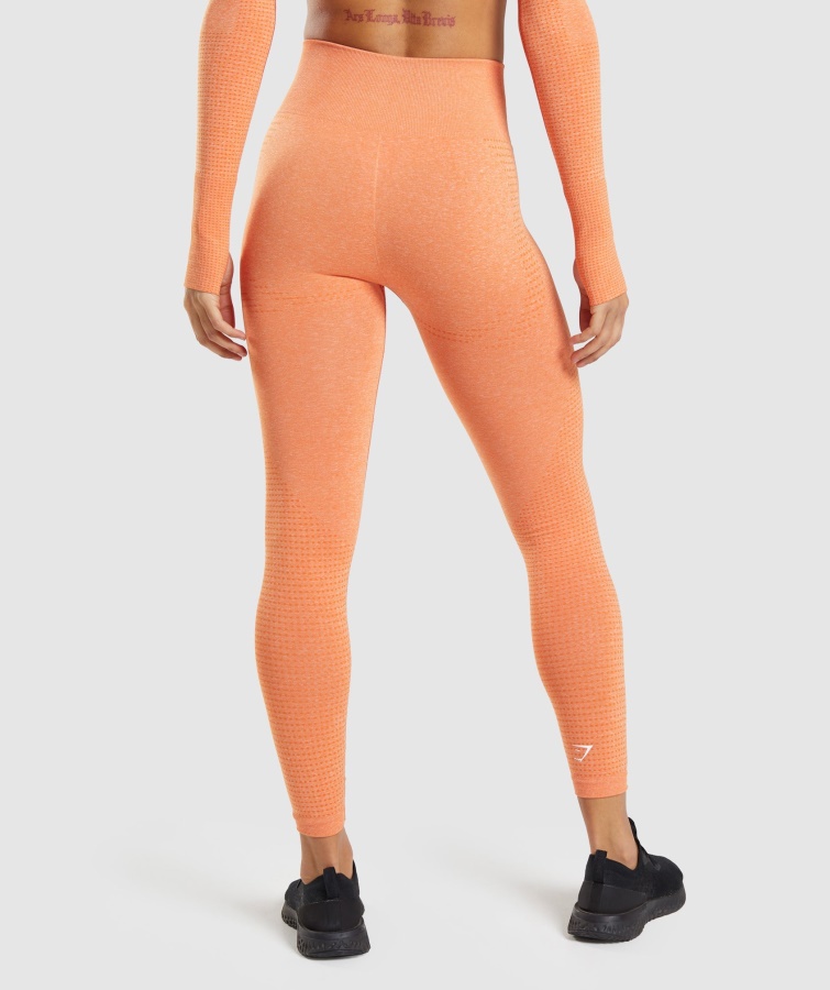 Legging Vital Seamless 2.0 Albaricoque Naranja Jaspeado Gymshark