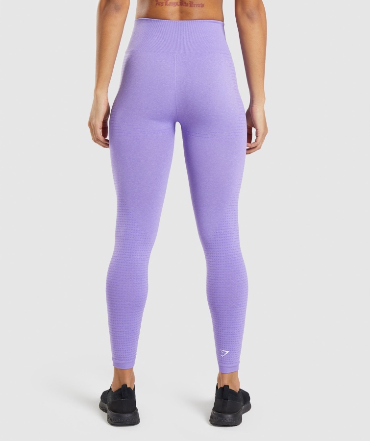 Legging Vital Sin Costuras 2.0 Violeta Brillante Jaspeado Gymshark
