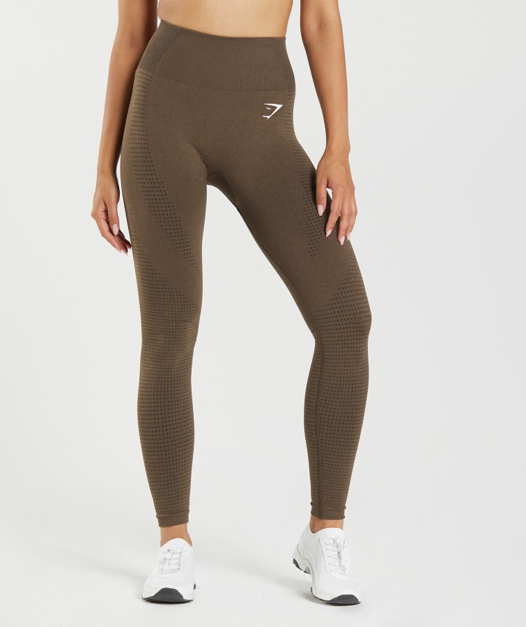 Legging Vital Sin Costuras 2.0 Espresso Jaspeado Gymshark