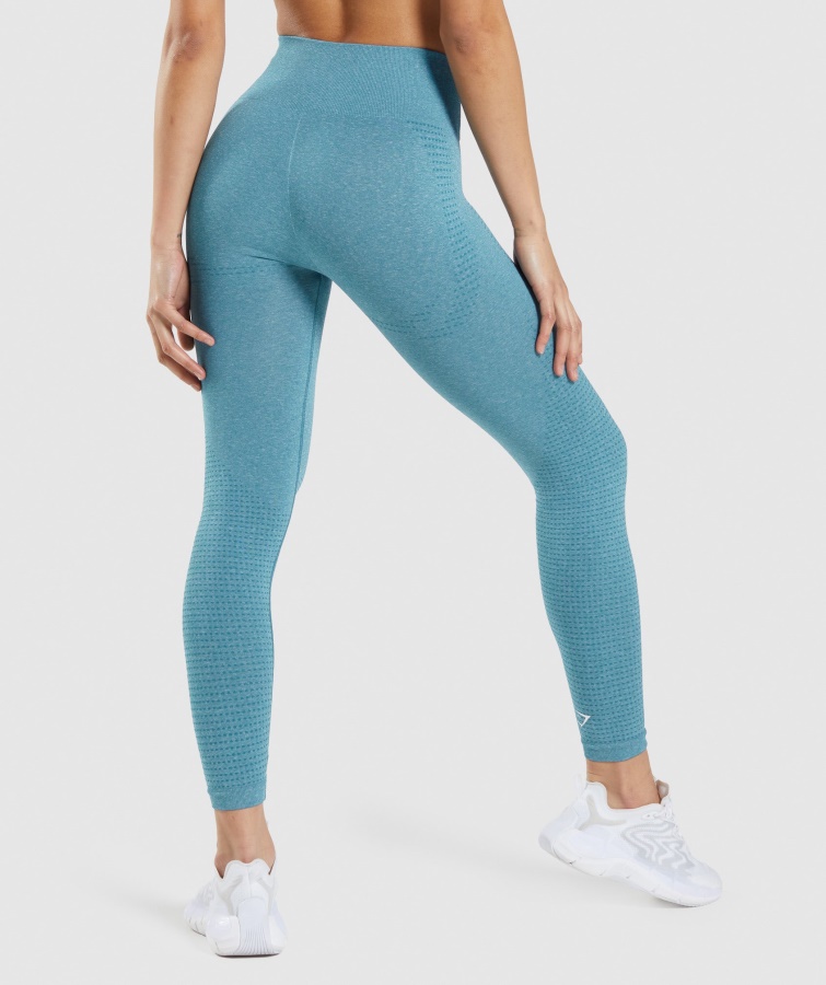 Legging Vital Seamless 2.0 Tahoe Verde Azulado Jaspeado Gymshark